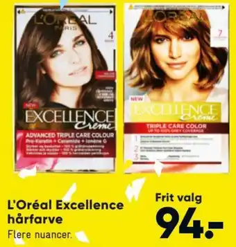 Bilka L'Oréal Excellence Hårfarve tilbud