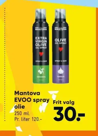 Bilka Mantova Evoo Spray Olie tilbud
