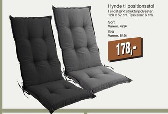 Harald Nyborg Hynde til Positionsstol tilbud