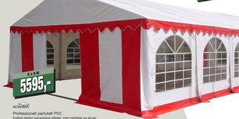 Harald Nyborg Kosama Professionelt partytelt PVC tilbud