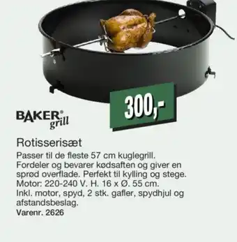 Harald Nyborg Baker Grill Rotisserisæt tilbud