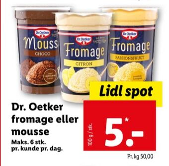 Lidl Dr oetker dessert tilbud