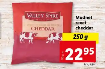 Lidl Valley spire revet ost tilbud