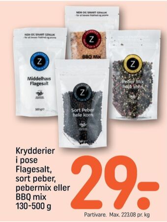 REMA 1000 Zelected krydderier tilbud