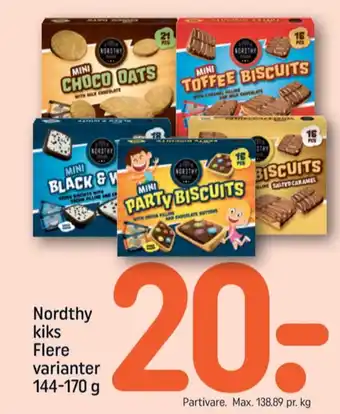 Mini toffee biscuits kiks