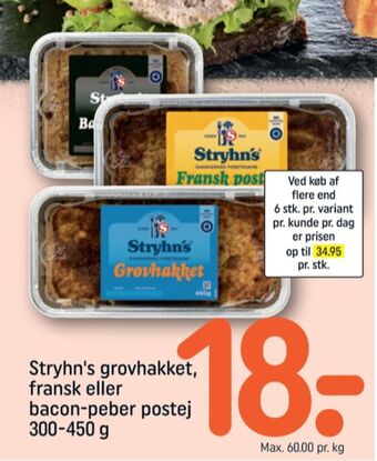 REMA 1000 Grovhakket leverpostej tilbud