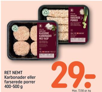 REMA 1000 Rema 1000 karbonader tilbud