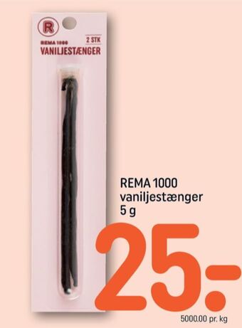 REMA 1000 Rema 1000 vaniljestang tilbud