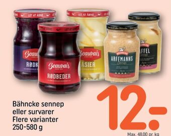 REMA 1000 Beauvais rødbeder-syltet tilbud