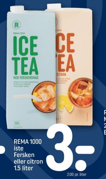 REMA 1000 Rema 1000 ice tea tilbud