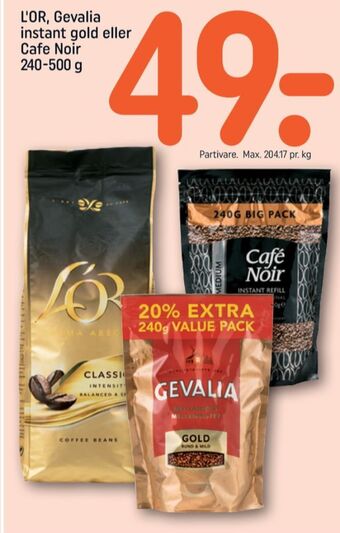 REMA 1000 Gold instant kaffe tilbud