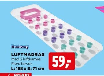 jem & fix Bestway luftmadras tilbud