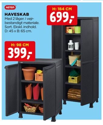 jem & fix Keter haveskab tilbud