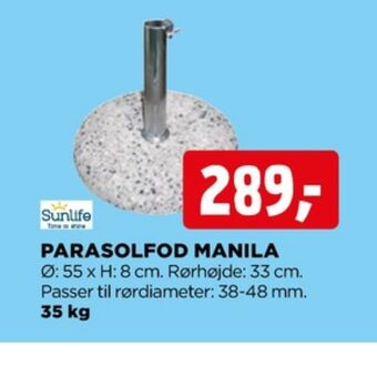 Sunlife parasolfod