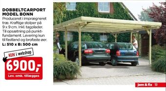 jem & fix Ukendt carport tilbud