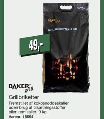 Harald Nyborg Baker Grill Grillbriketter tilbud