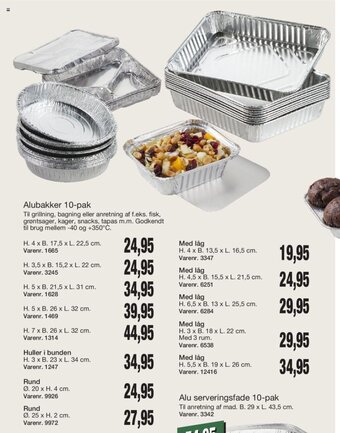 Harald Nyborg Alubakker 10-pak tilbud
