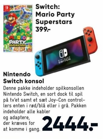Bilka Nintendo switch konsol tilbud