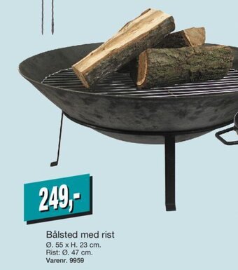 Harald Nyborg Bålsted med rist tilbud