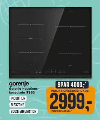 Skousen Gorenje induktions kogeplade ITS63 tilbud