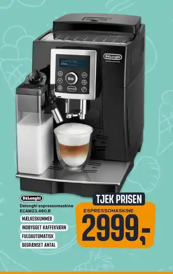 Skousen Delonghi espressomaskine ECAM23460.B tilbud