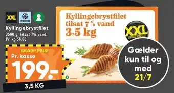 Bilka Kyllingebrystfilet 3,5 kg tilbud
