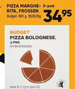 Bilka Pizza margherita 3-pak tilbud