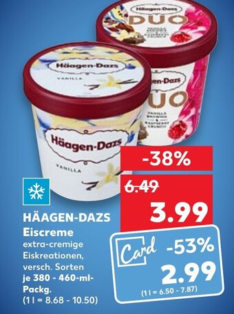 Kaufland DE Häagen-Dazs Eiscreme tilbud