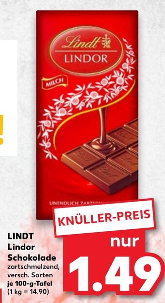 Lindt Lindor Schokolade
