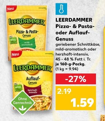 Kaufland DE Leerdammer Pizza- & Pasta-oder Auflauf- Genuss tilbud