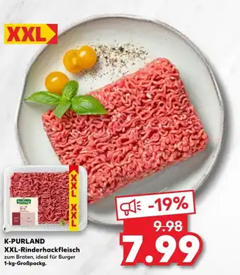 Kaufland K-Purland XXL-Rinderhackfleisch tilbud