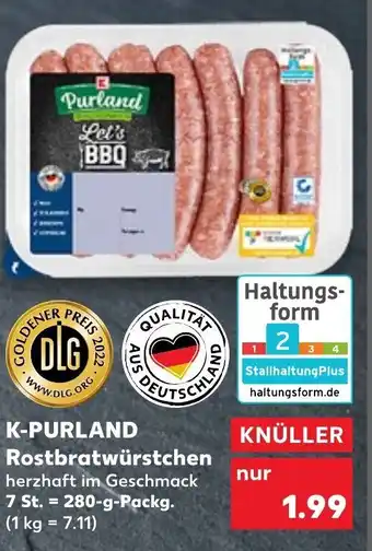 Kaufland K-Purland Rostbratwürstchen tilbud