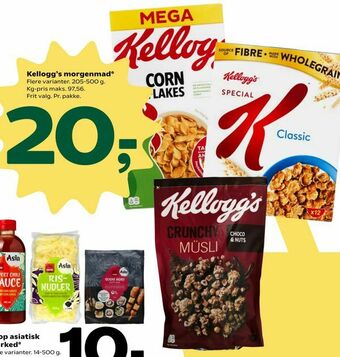 Coop 365 Kellogg's morgenmad tilbud