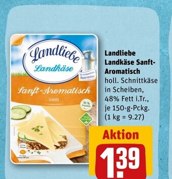 REWE DE Landliebe Landkäse Sanft- Aromatisch tilbud