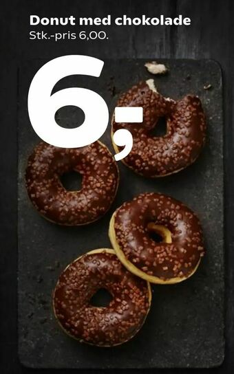 Coop 365 Donut med chokolade tilbud
