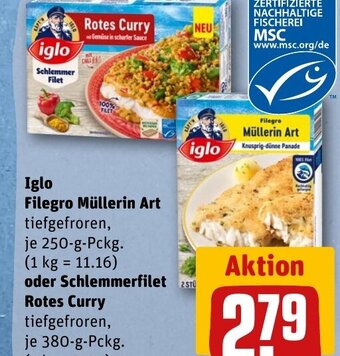REWE DE Iglo Filegro Müllerin Art tilbud