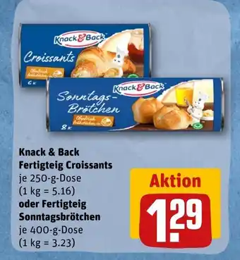 Knack & Back Fertigteig Croissants