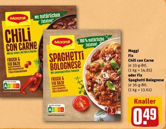 REWE DE Maggi Fix Chili con Carne tilbud