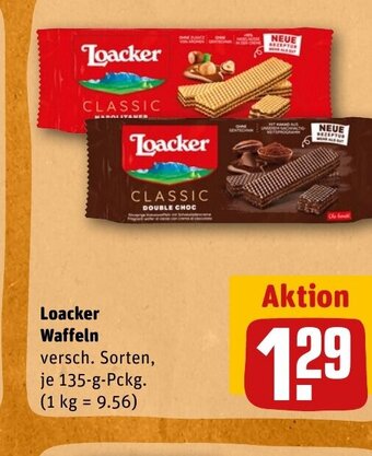 REWE DE Loacker Waffeln tilbud