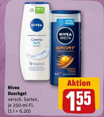REWE DE Nivea Duschgel tilbud
