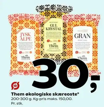 Coop 365 Them økologiske skæreoste tilbud