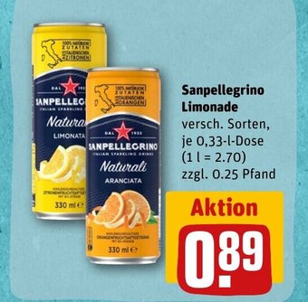 REWE DE Sanpellegrino Limonade tilbud