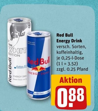 REWE DE Red Bull Energy Drink tilbud
