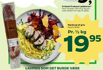 Coop 365 Mørbrad af gris tilbud