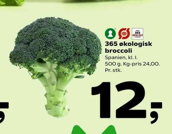 Coop 365 365 økologisk broccoli tilbud