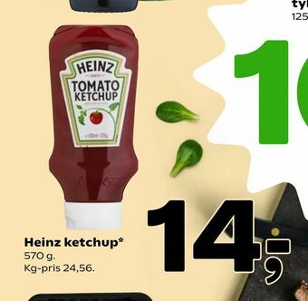 Coop 365 Heinz ketchup tilbud