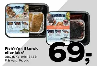 Fish'n'grill torsk eller laks