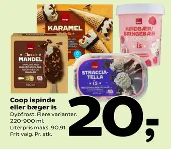 Coop 365 Coop ispinde eller bæger is tilbud