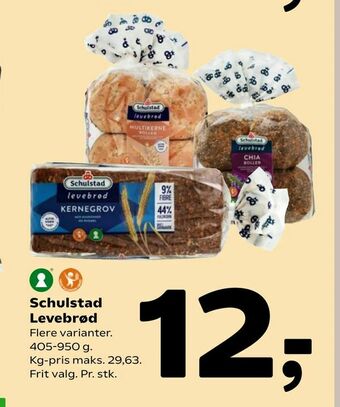 Coop 365 Schulstad Levebrød tilbud