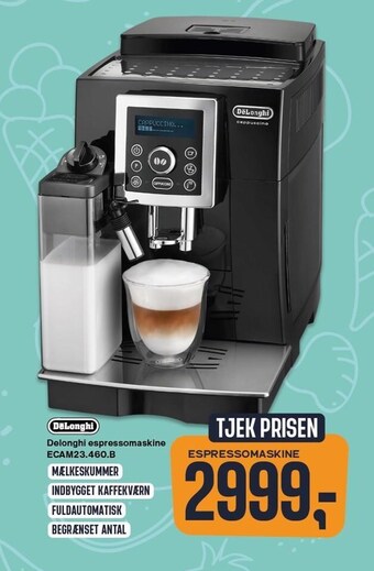 Skousen Delonghi espressomaskine tilbud